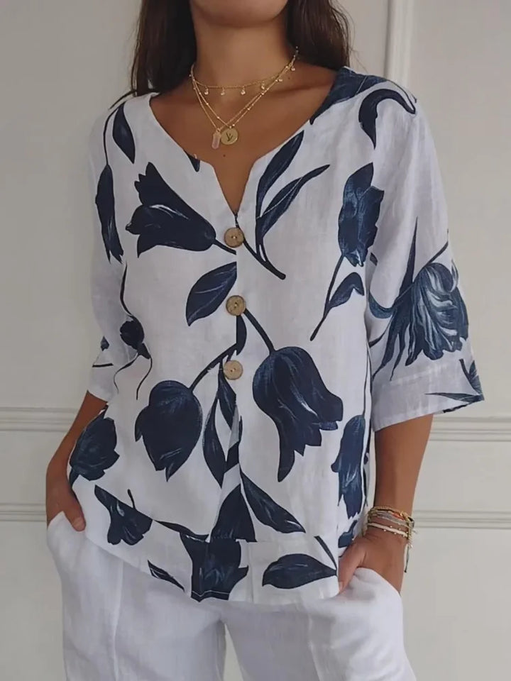 Georgia | Bloom Print Blouse