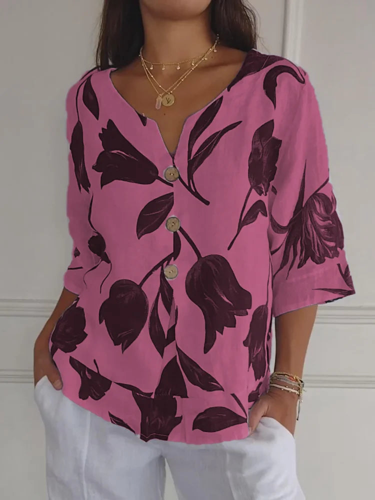 Georgia | Bloom Print Blouse