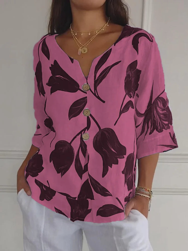 Georgia | Bloom Print Blouse
