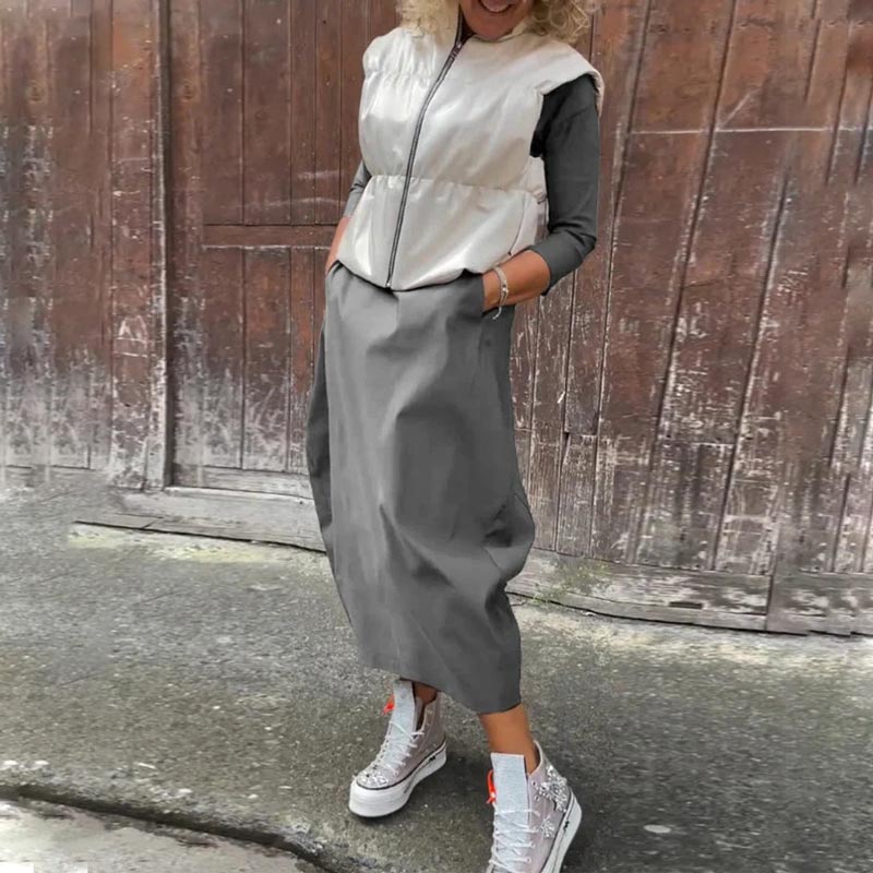Iris | Everyday Pocket Midi Dress