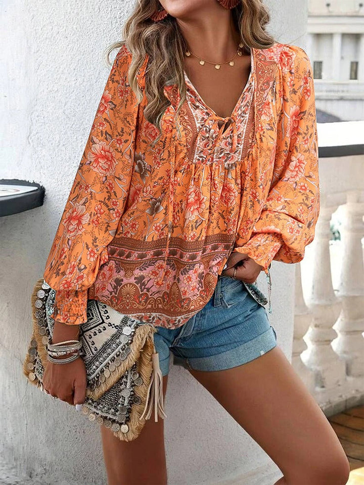 Hannah | Floral Daywear Blouse