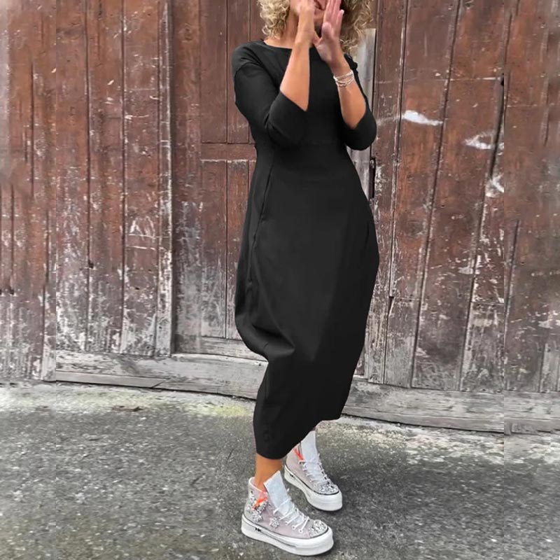 Iris | Everyday Pocket Midi Dress