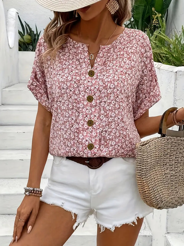 Hailey | Soft Floral Button-Up