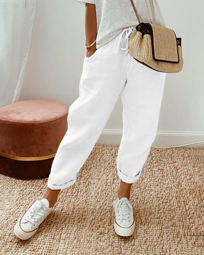 Camille | Flowy Lightweight Trousers