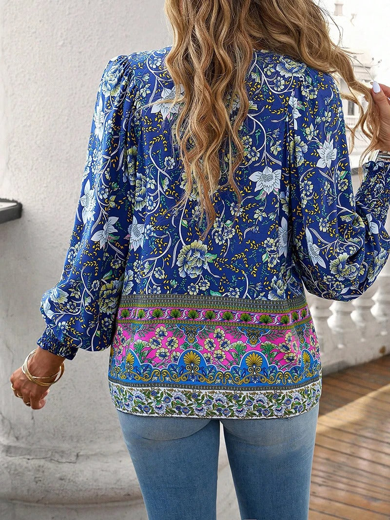 Hannah | Floral Daywear Blouse
