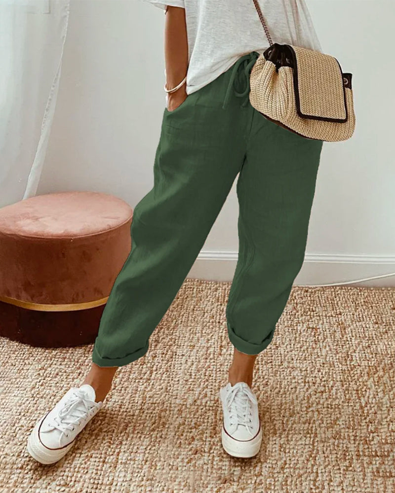 Camille | Flowy Lightweight Trousers