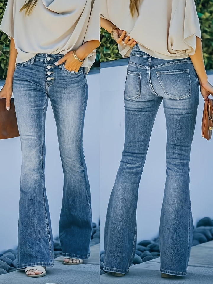 Claire | Soft-Stretch Flare Jeans