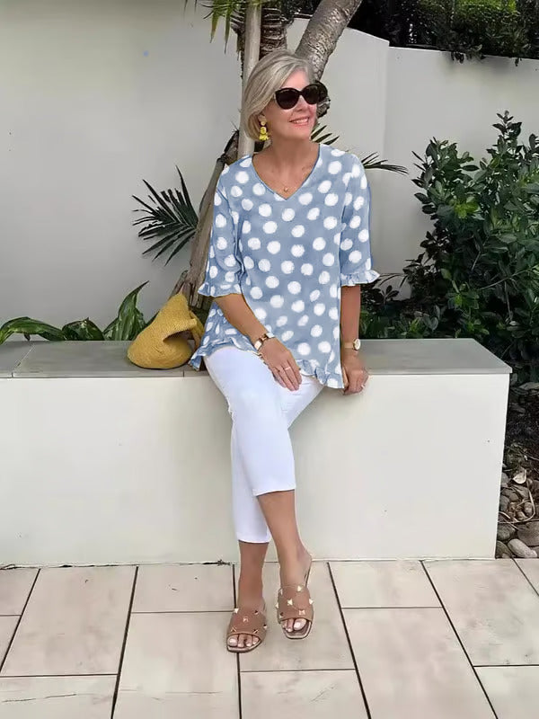 Grace | Soft Draped V-Neck