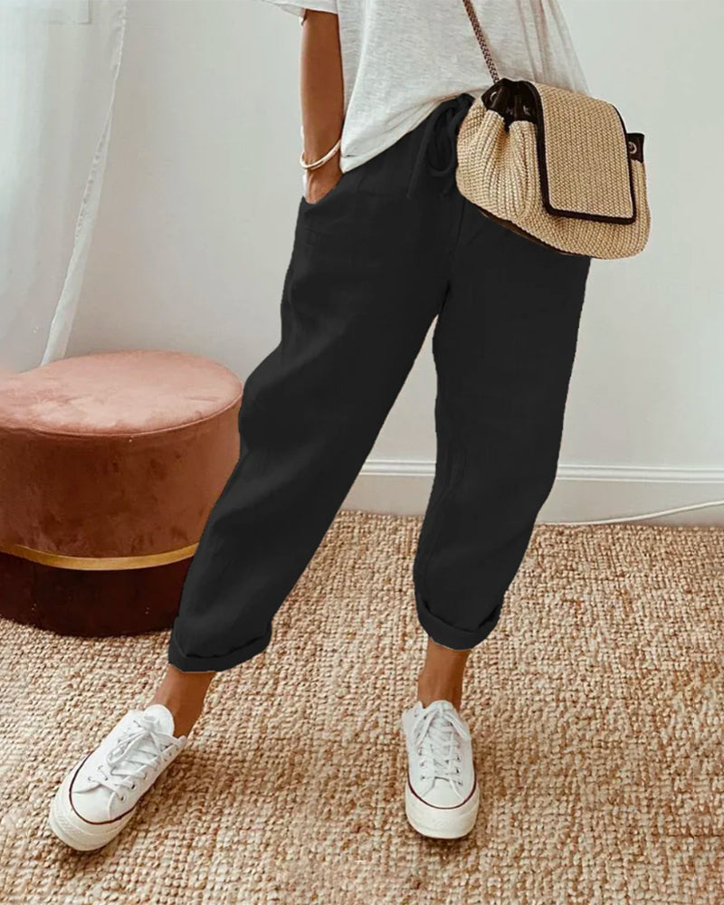 Camille | Flowy Lightweight Trousers