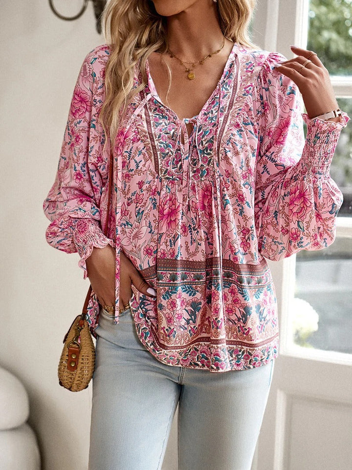 Hannah | Floral Daywear Blouse