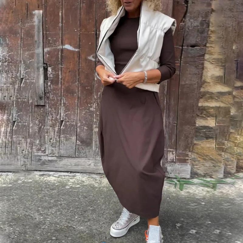 Iris | Everyday Pocket Midi Dress