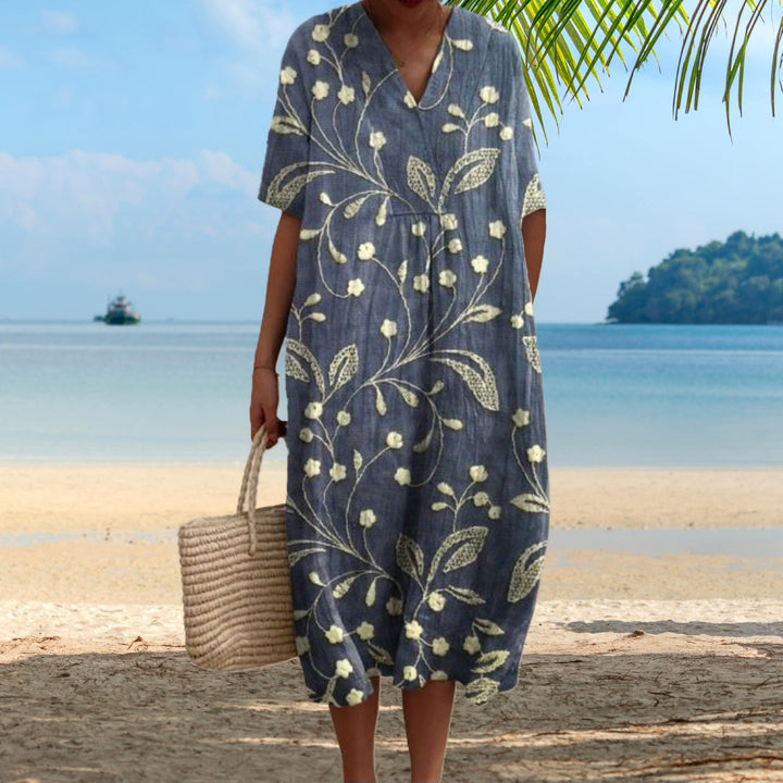 Carmen | Bright Floral Midi