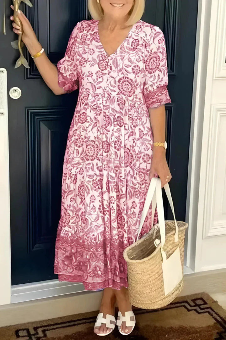 June | Soft Drape Midi Dress
