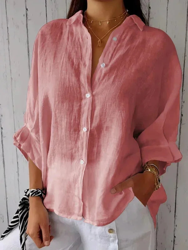 Harper | Minimalist Tie-Back Blouse