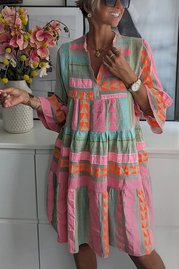 Mallory | Light Bloom Midi Dress