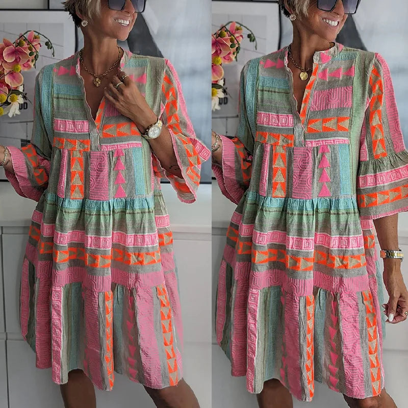 Mallory | Light Bloom Midi Dress