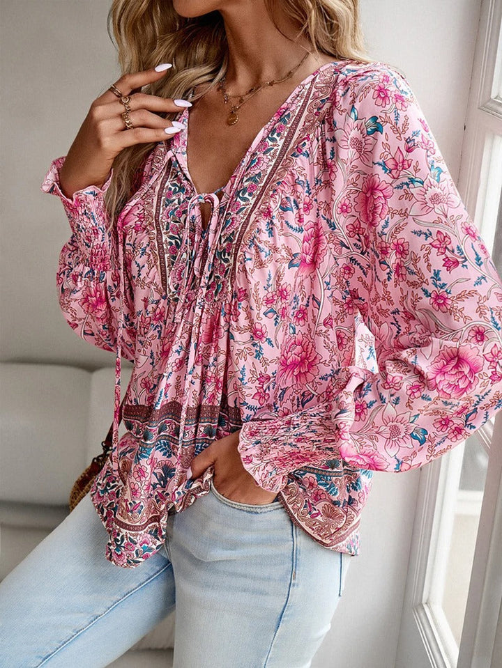 Hannah | Floral Daywear Blouse