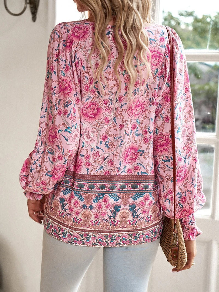 Hannah | Floral Daywear Blouse