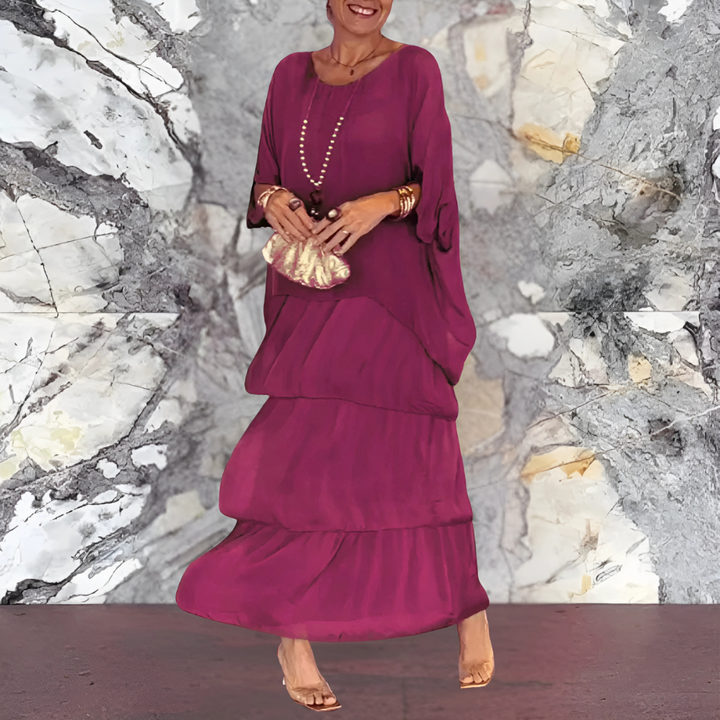 Joy | Batwing Sleeve Maxi Dress