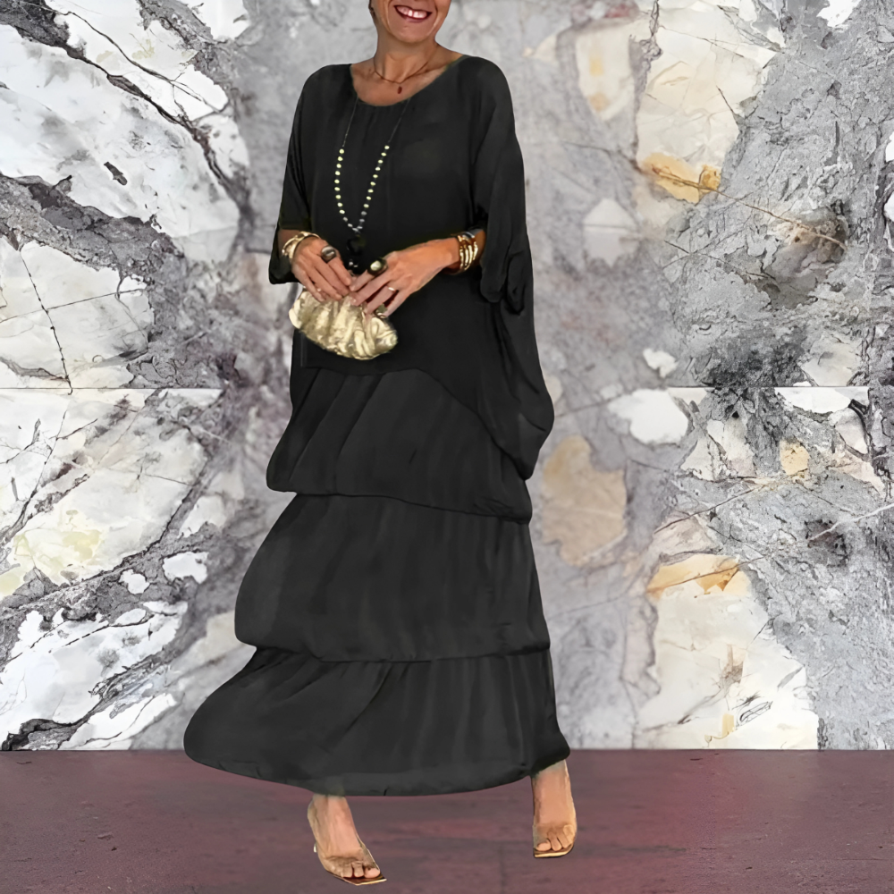 Joy | Batwing Sleeve Maxi Dress