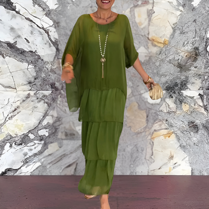 Joy | Batwing Sleeve Maxi Dress