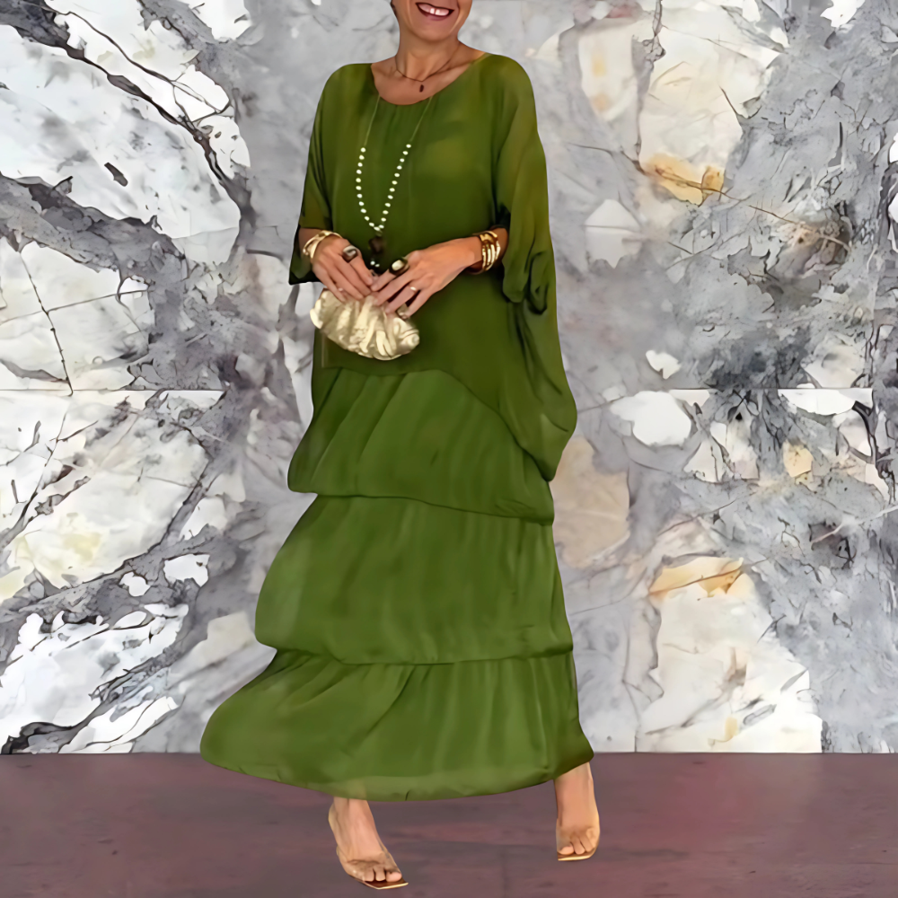 Joy | Batwing Sleeve Maxi Dress