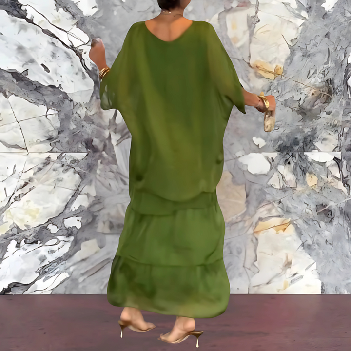 Joy | Batwing Sleeve Maxi Dress