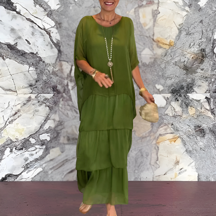 Joy | Batwing Sleeve Maxi Dress