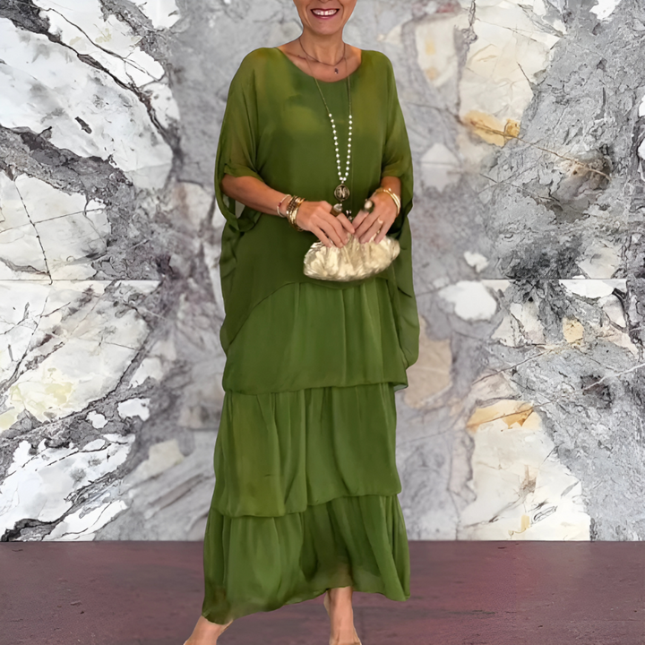 Joy | Batwing Sleeve Maxi Dress