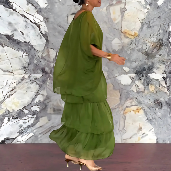 Joy | Batwing Sleeve Maxi Dress
