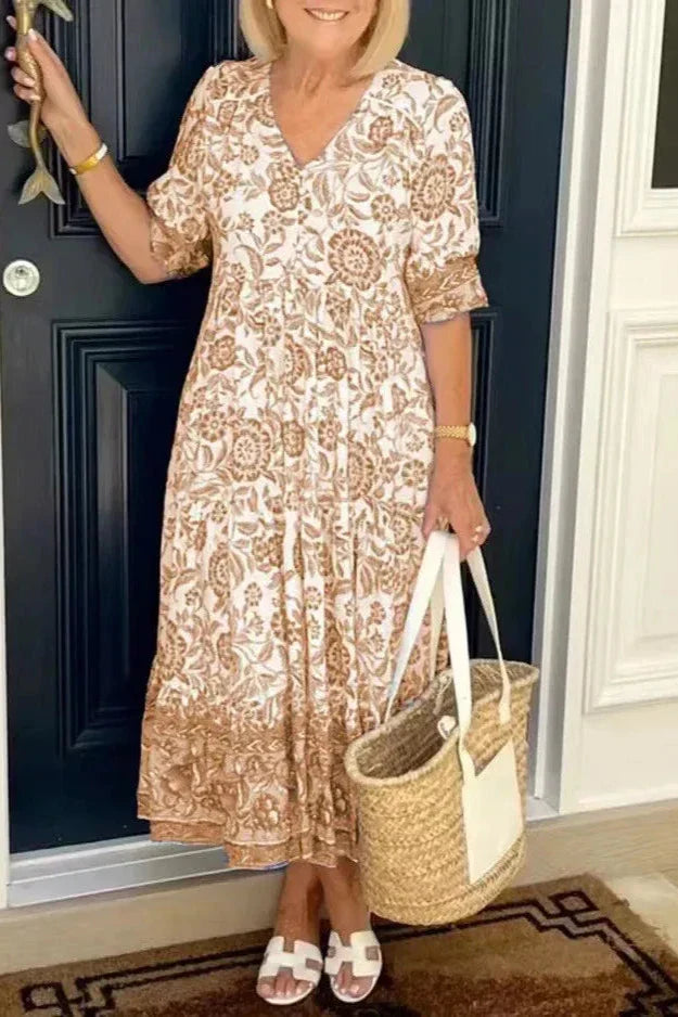 June | Soft Drape Midi Dress